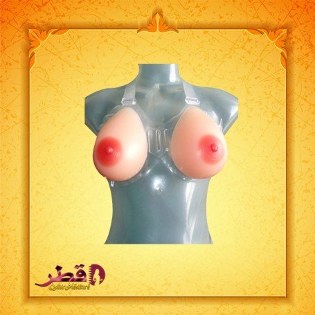 Silicone Breast 550 gms/pair with Transperant Bra SBP-001