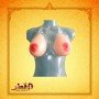 Silicone Breast 550 gms/pair with Transperant Bra SBP-001