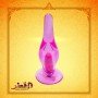 Crystal Anal Vibrating Butt Plug With Suction Cup AD-025