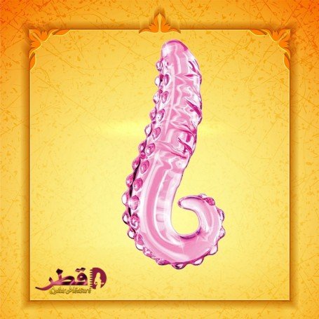 Kiss of Tongue Crystal Glass Dildo Anal Toy GD-002