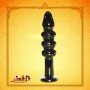 Black Beaded Glass Dildo Sex Toy GD-005