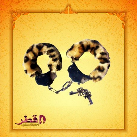 Fetish Fantasy Furry Cuffs in Leopard BDSM-005