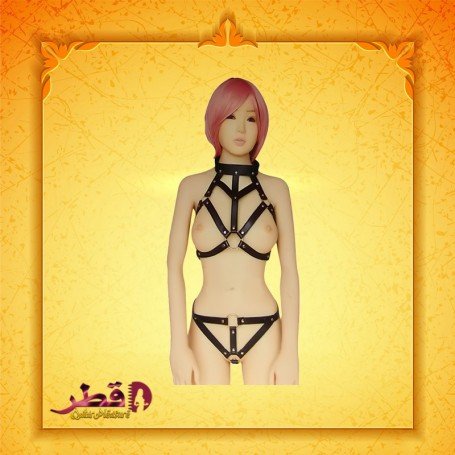 Sexy Leather Bondage Strap-Style String Body Harness BDSM-024