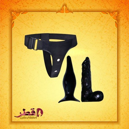 Strap-on Dildo With Anal Butt Plug SO-023