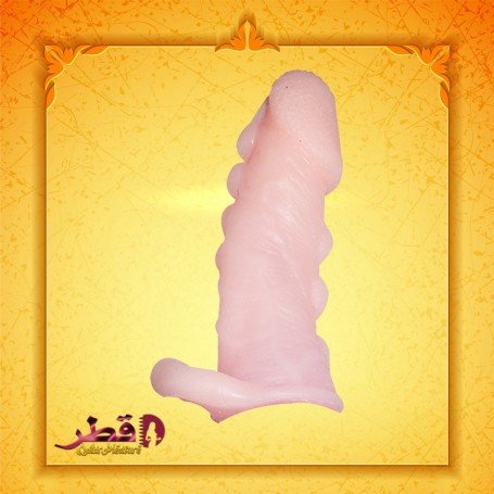 Solid Dotted Head Penis Extension Sleeve Skin Color PES-027