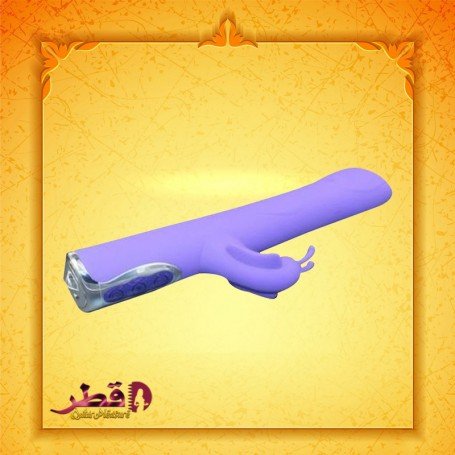 Black T-Transfer Beads Stick Rabbit Vibrator RV-021