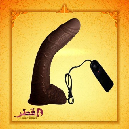 Big Bent 10 Realistic Vibrator Suction Cup Chocolate Dong Vibrator RSV-075